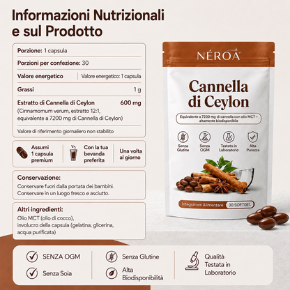 NÉROA – Cannella di Ceylon biologica premium