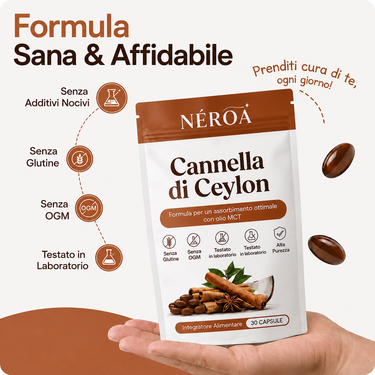 NÉROA – Cannella di Ceylon biologica premium