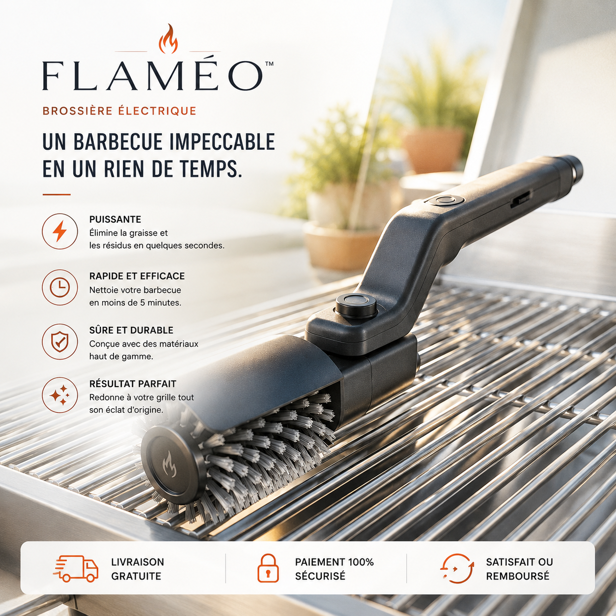 Flaméo™ - Brosse électrique